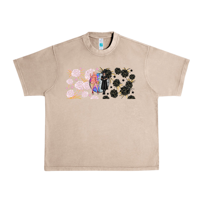 Gothic Girl And Colorful Girl Best Friends With Urban Heavy Tee by TumblerDesignByShophia | Teevron