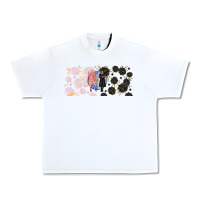 White gothic girl and colorful girl best friends with Urban Heavy Tee - TumblerDesignByShophia