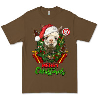 Cacao merry christmas alpaca face Premium Tee - LillyAllenDesigns