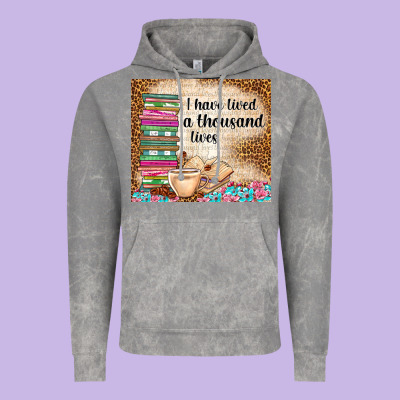 I Have Lived A Thousand Lives Vintage Hoodie Designed By Tumblerdesignbyshophia