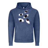Vintage Denim weirdcore staring Vintage Hoodie - lanVoArt