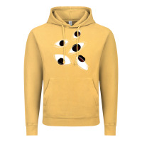 Vintage Mustard weirdcore staring Vintage Hoodie - lanVoArt