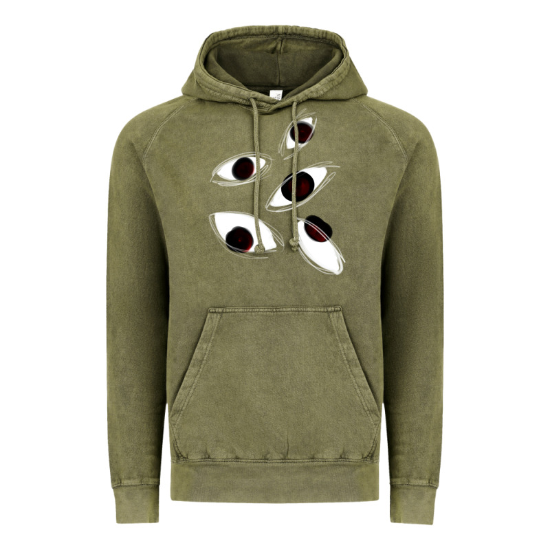 Weirdcore Staring Vintage Hoodie by lanVoArt | Teevron
