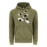 Vintage Olive weirdcore staring Vintage Hoodie - lanVoArt