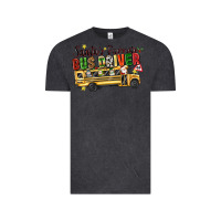 Vintage Black santas favorite bus driver Vintage Tee - texasbilliewilder