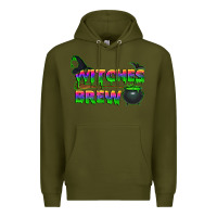 Army Green witches brew Premium Hoodie - BundleAndBundleShop