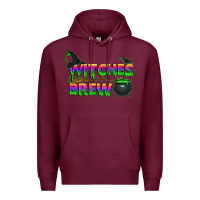 Burgundy witches brew Premium Hoodie - BundleAndBundleShop