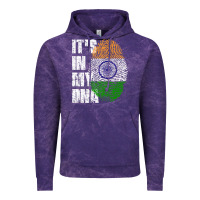 Cloud Purple IT'S IN MY DNA India Flag Indian Vintage Hoodie - lanVoArt