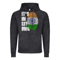 Vintage Black IT'S IN MY DNA India Flag Indian Vintage Hoodie - lanVoArt