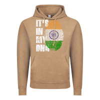 Vintage Coffee IT'S IN MY DNA India Flag Indian Vintage Hoodie - lanVoArt