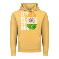 Vintage Mustard IT'S IN MY DNA India Flag Indian Vintage Hoodie - lanVoArt