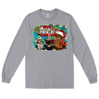 Heather Grey small town christmas Long Sleeve Tee - CowGirlArtShop