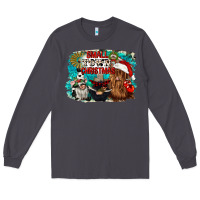 Smoke small town christmas Long Sleeve Tee - CowGirlArtShop