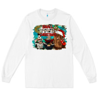 White small town christmas Long Sleeve Tee - CowGirlArtShop