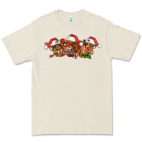 Bone christmas red angus cows Premium Tee - LillyAllenDesigns
