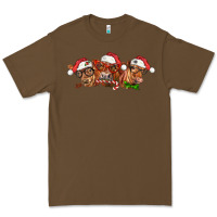 Cacao christmas red angus cows Premium Tee - LillyAllenDesigns