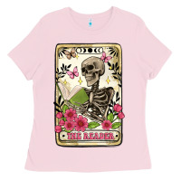 Bubblegum Pink the reader tarot card Ladies Tee - Artiststas