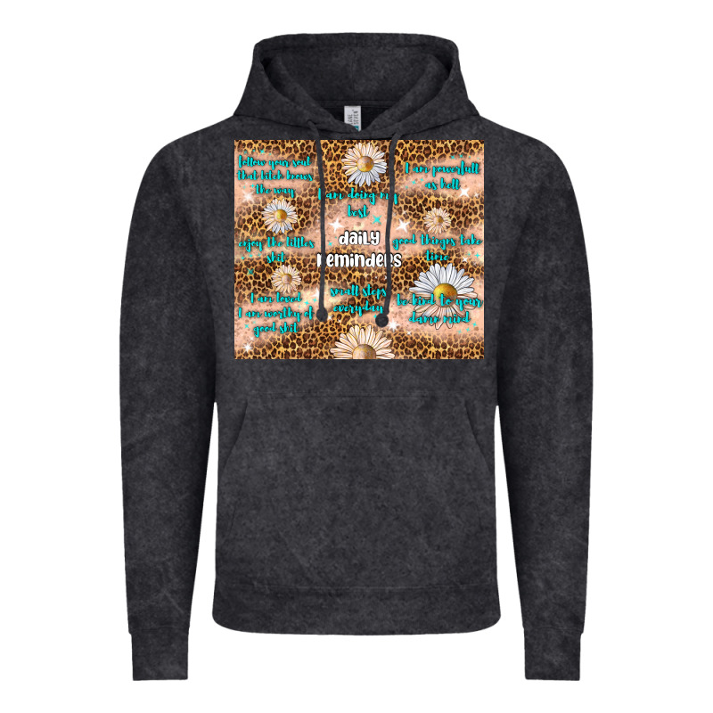 Daily Reminders Vintage Hoodie by TumblerDesignByShophia | Teevron