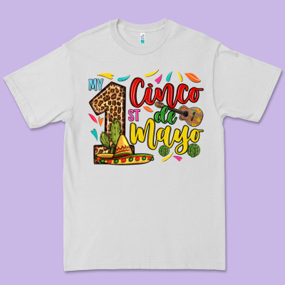 My First Cinco De Mayo Premium Tee Designed By Ranaportraitstore