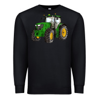 Black western farm tractor Premium Sweatshirt - Artiststas