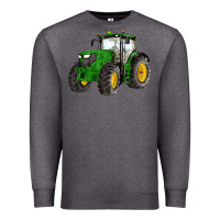 Charcoal Heather western farm tractor Premium Sweatshirt - Artiststas