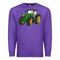 Purple western farm tractor Premium Sweatshirt - Artiststas