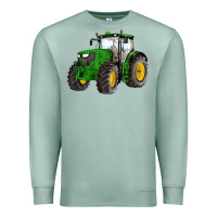 Seafoam western farm tractor Premium Sweatshirt - Artiststas