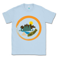 Dusty Blue I hate people camping hiking Classic Tee - Bettercallsaul