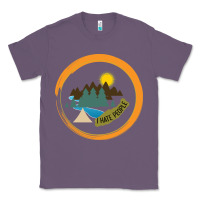 Lavender I hate people camping hiking Classic Tee - Bettercallsaul