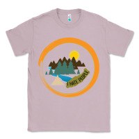 Lilac I hate people camping hiking Classic Tee - Bettercallsaul