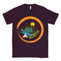 Plum I hate people camping hiking Classic Tee - Bettercallsaul