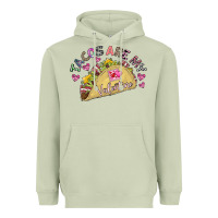 Matcha Tacos Are My Valentine Heavyweight Hoodie - CowhideDigitalArt
