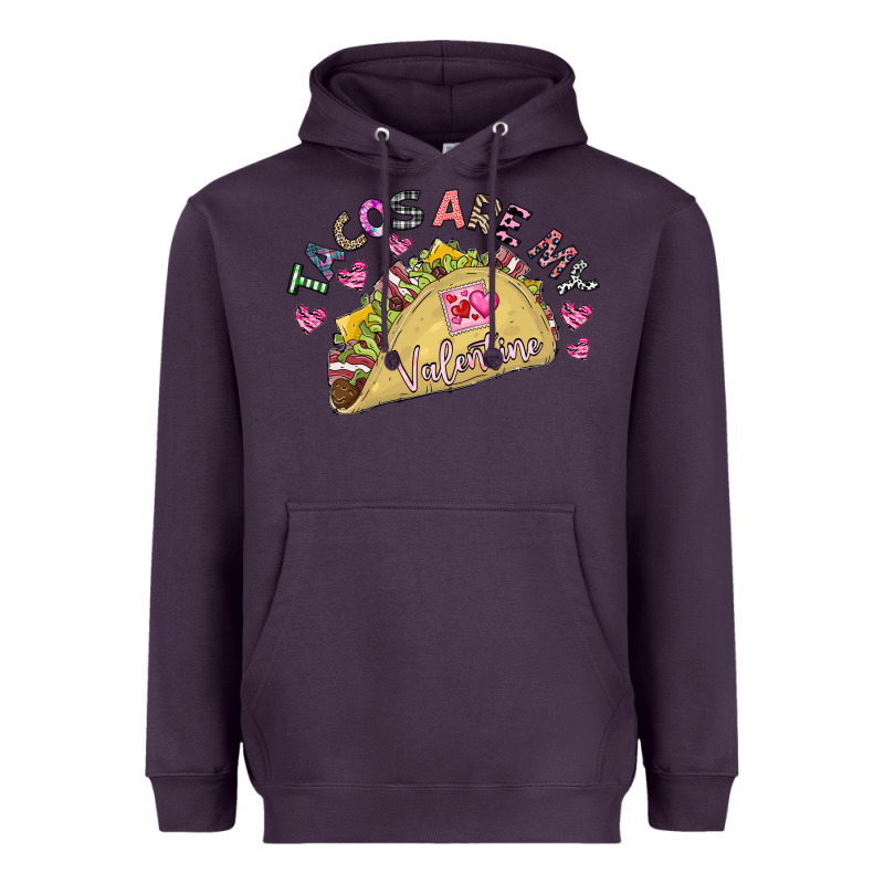 Tacos Are My Valentine Heavyweight Hoodie by CowhideDigitalArt | Teevron