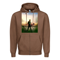 Chestnut green arrow Zipper Hoodie - lanVoArt