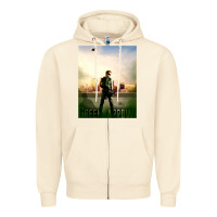 Sandshell green arrow Zipper Hoodie - lanVoArt