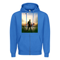 True Royal green arrow Zipper Hoodie - lanVoArt