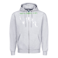 Heather Grey psychedelic furs music travel Zipper Hoodie - lanVoArt
