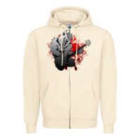 Sandshell Guitar Player Gift Guitarist Guitar Zipper Hoodie - lanVoArt
