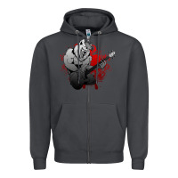 Smoke Guitar Player Gift Guitarist Guitar Zipper Hoodie - lanVoArt