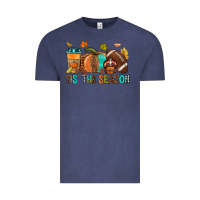 Vintage Denim Tis' the season Fall Vintage Tee - NancyCooperArtShop