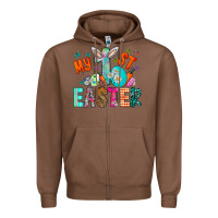 Chestnut My 1st Easter Zipper Hoodie - CowhideDigitalArt