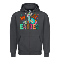 Smoke My 1st Easter Zipper Hoodie - CowhideDigitalArt
