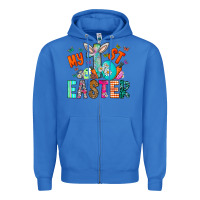 True Royal My 1st Easter Zipper Hoodie - CowhideDigitalArt