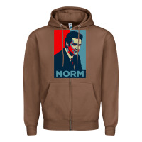 Chestnut norm macdonald political poster Zipper Hoodie - lanVoArt