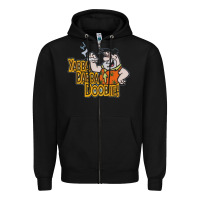 Black yabba dabba doobie! Zipper Hoodie - lanVoArt
