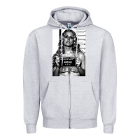 Heather Grey the devils rejects mugshot 21250   sheri moon Zipper Hoodie - lanVoArt