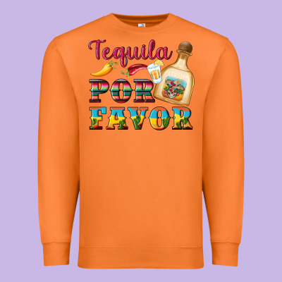 Mexican Tequila Por Favor Premium Sweatshirt Designed By Artiststas