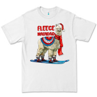 White Fleece Navidad Alpaca Premium Tee - LillyAllenDesigns