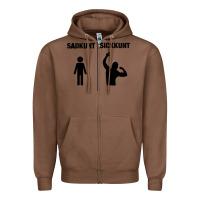 Chestnut zyzz sadkunt sickkunt gym bodybuilding motivational aesthetic veni vid Zipper Hoodie - lanVoArt