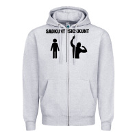 Zyzz Sadkunt Sickkunt Gym Bodybuilding Motivational Aesthetic Veni Vid Zipper Hoodie | Teevron